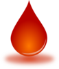 Blood Drop 1 Clip Art