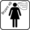 Bryant4bbathroomsign Clip Art