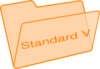 Standard V Clip Art
