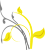 Yellow Branch Clip Art