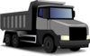 Gray Truck Revised Clip Art