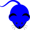 Blue Mouse Clip Art