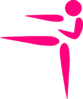 Pink Karate Clip Art