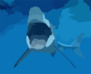 Diving With Great White Sharks Clip Art