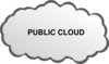 Public Cloud Clip Art