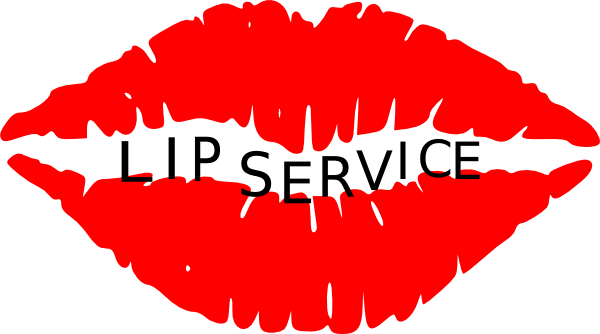 Lip Service Clip Art at  - vector clip art online, royalty free &  public domain