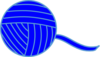 Blue Ball Of Yarn Clip Art