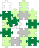 Green Puzzle Clip Art