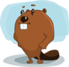 Beaver Cartoon Clip Art
