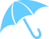 Turquoise Umbrella Clipart Clip Art