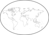 World Map Sketch Clip Art