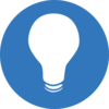 Blue Light Bulb Clip Art