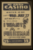 Federal Theatre Project Presents  I Want A Policeman  A Gripping Mystery Drama By Rufus King & Milton Lazarus. Clip Art