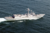 An Aerial View Of The U.s. Navy Guided Missile Frigate Uss Reuben James (ffg 57) Clip Art