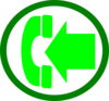 Big Phone Green Clip Art