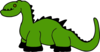 Platypuscove Dinosaur 001a Clip Art