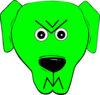 Green Angry Clip Art