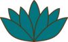 Lotus In Peacock Clip Art