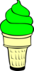 Green Cone Clip Art