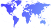 Globe Map Blue Clip Art