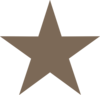 Brown Star Star Clip Art