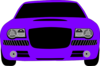 Purple Race Car Clip Art