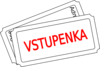 Vstupenka - Czech Version Clip Art