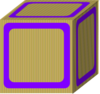 Block Plain Purple Clip Art
