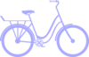 Bicycle - Lavender Clip Art