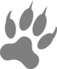 Wolf Print Clip Art