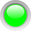 Green Circle Button Clip Art