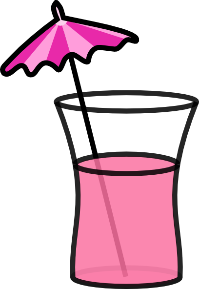 Pink Cocktail Clip Art at Clker.com - vector clip art online, royalty free  & public domain