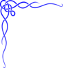 Celtic Vine Blue Clip Art