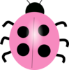 Pink Ladybug Clip Art