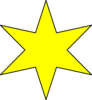 Marian Crown Star Clip Art