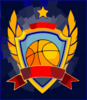 Basketball Emblem Clip Art