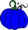 Blue Pumpkin Clip Art