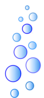 More N More Blue Bubbles  Clip Art