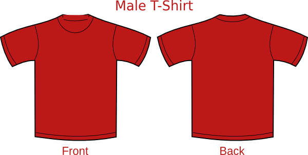 red tshirt plain