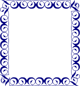 dark blue border