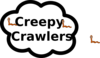 Creepy Crawlers Sign Clip Art