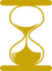 Golden Hourglass 2 Clip Art