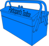 Toolbox-participant-lt Blue Clip Art