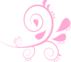 Pink Swirls Clip Art