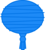 Blue Paper Lantern Clip Art