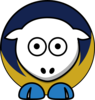 Sheep - Uc Riverside Highlanders - Team Colors - College Football Clip Art