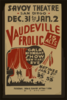  Vaudeville Frolic  Gala Midnight Show New Year S Eve : 15 Acts. Clip Art