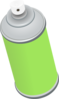 Green Spray Can Clip Art