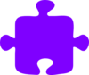 Purple Puzzle Clip Art