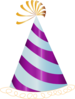 Purple Party Hat Clip Art